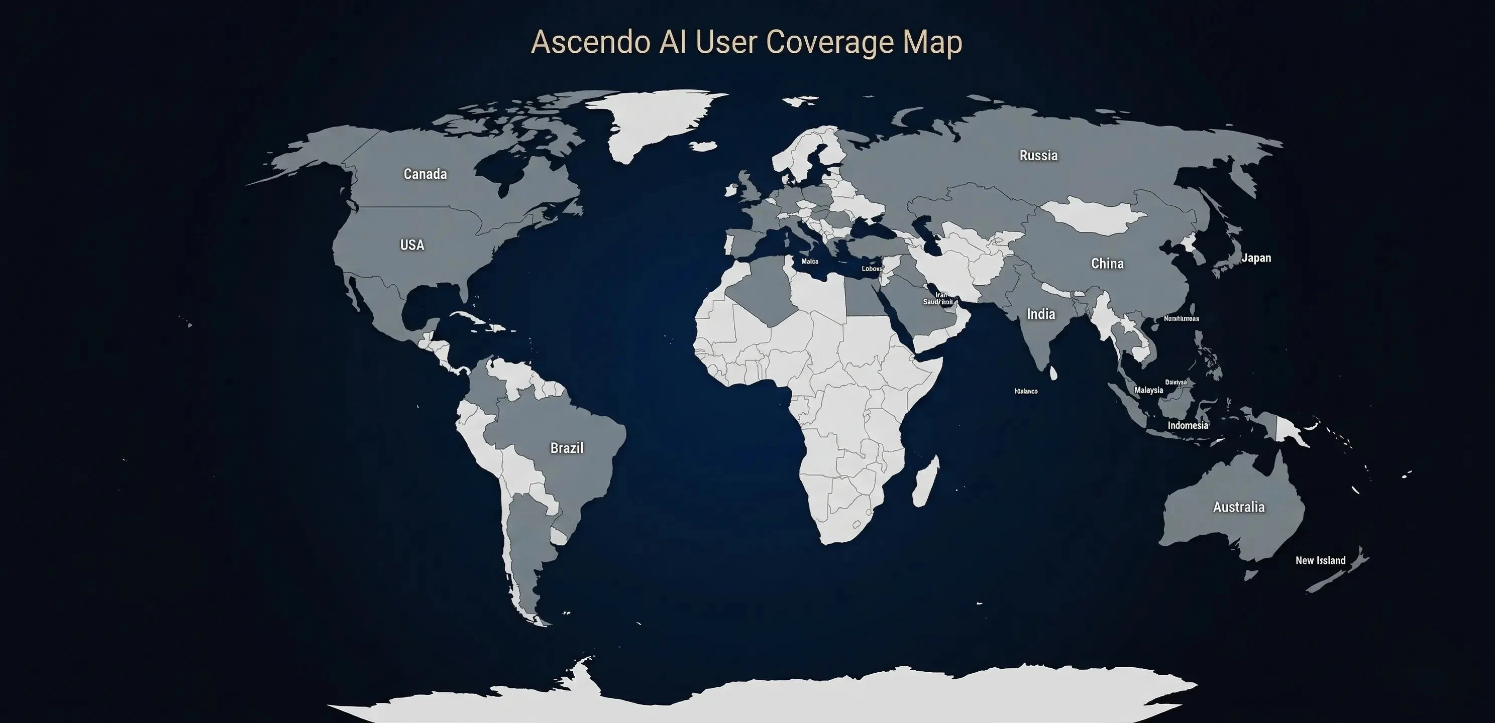 Ascendo global deployments map